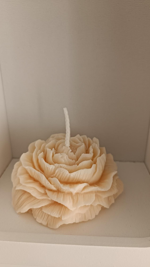 Bougie pivoine 