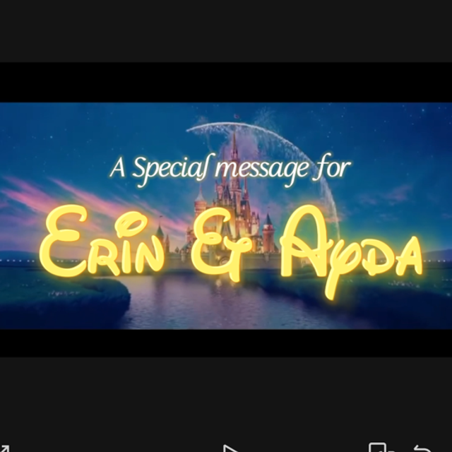 Mickey speaking invitation to Disneyland Paris!  personalised reveal video 