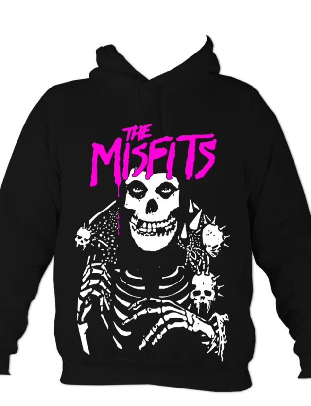 The Misfits Leather Jacket Overhead Hoodie