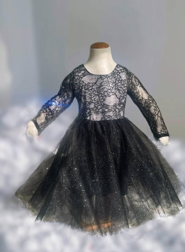 Pitsi-tylli mekko 98-104 cm