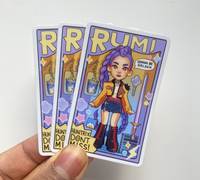 Kpop Demon Rumi Doll Sticker 