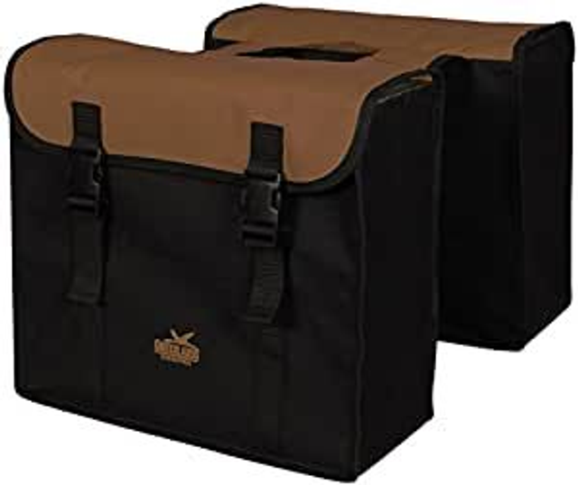 Greenlands - Dubbele Fietstas - 34 Liter Bruin/Zwart