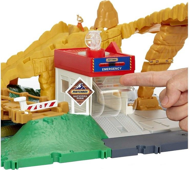 Coffret Matchbox Action Drivers – Canyon Adventure + véhicule 1:64