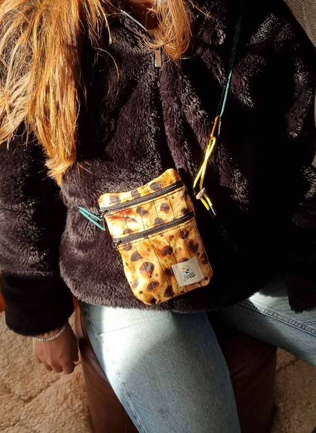 Sac bandoulière en parapluie léopard