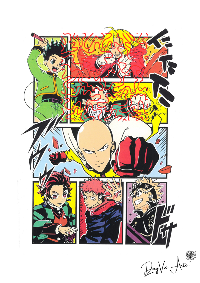 Vintage DB- Multi Manga  