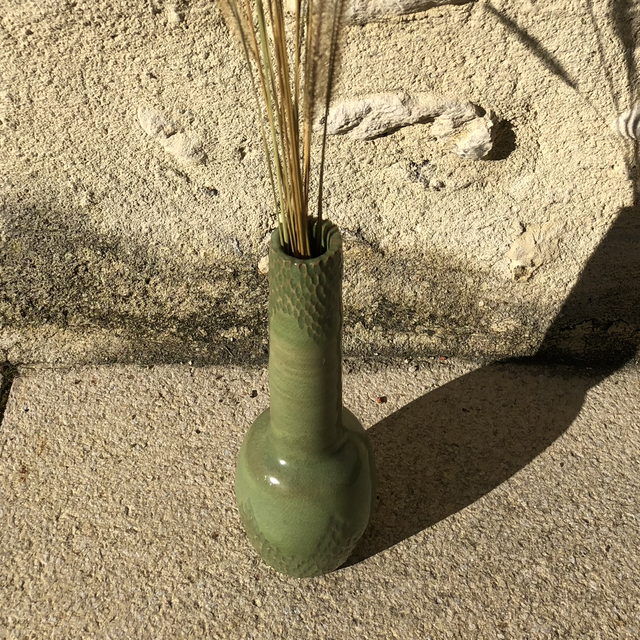 Green vase