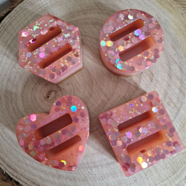 Ring Holder Strawberry Cheesecake Double Slot