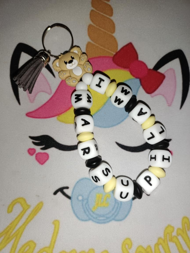 Porte clés boucle Ourson