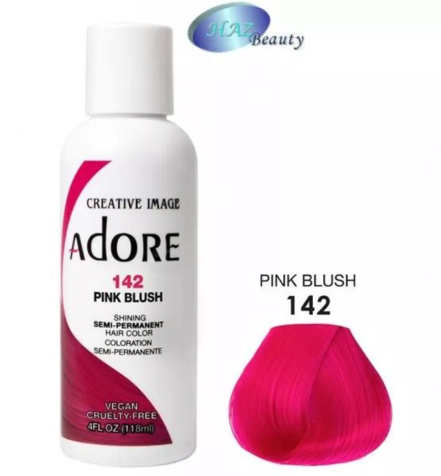 Adore Shining Semi-Permanent Hair Colour 118 ml (142 Pink Blush)