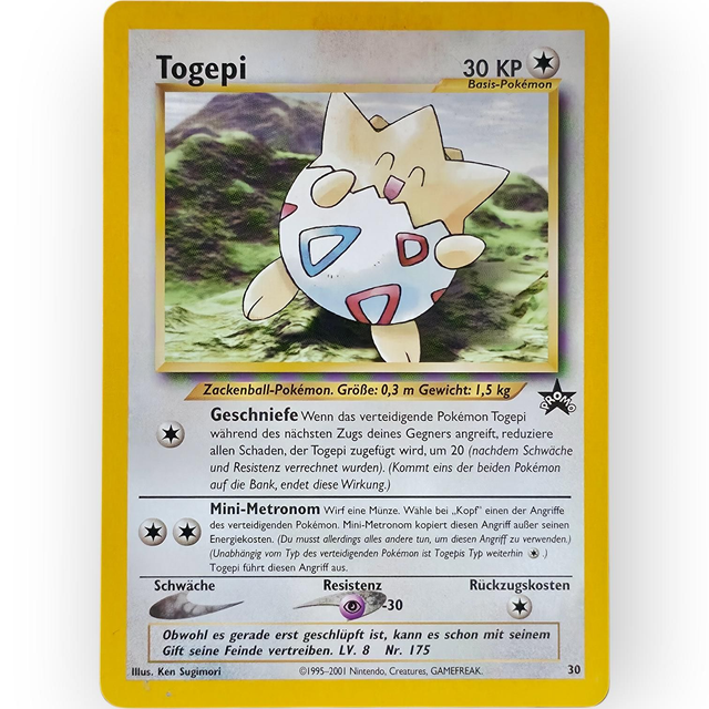 Togepi Promo Nr. 30 | Wizards Black Star | Deutsch