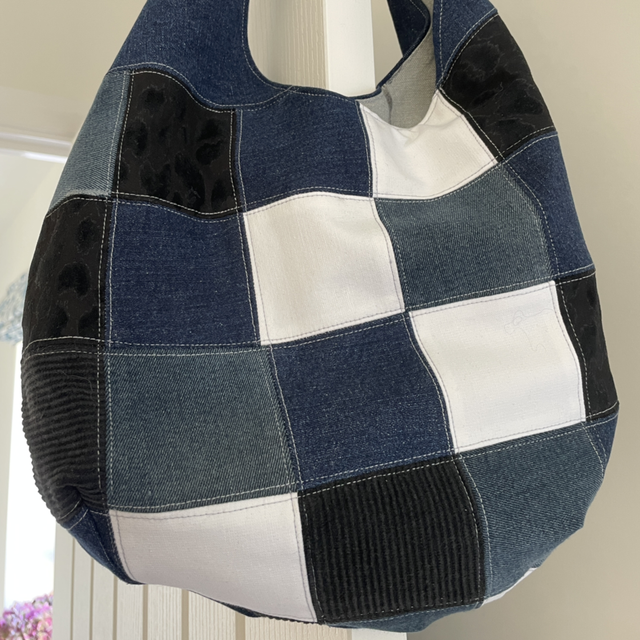 Domino hobo bag