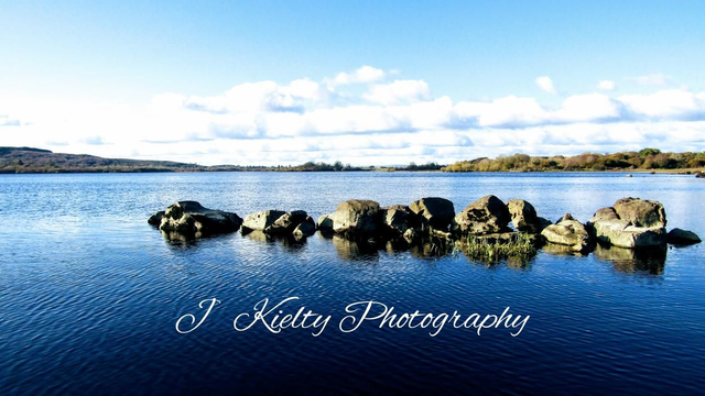 Lough Gara's Rocky Shore, County Sligo. 