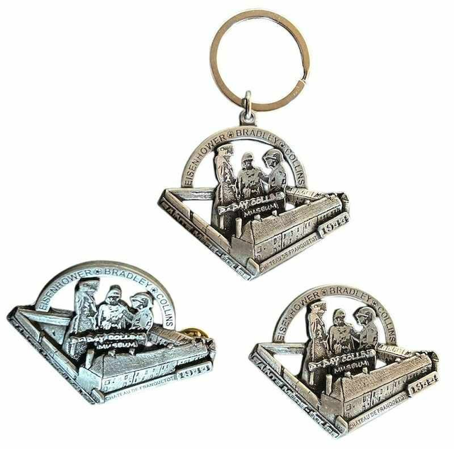 set de porte clé pin's et magnet