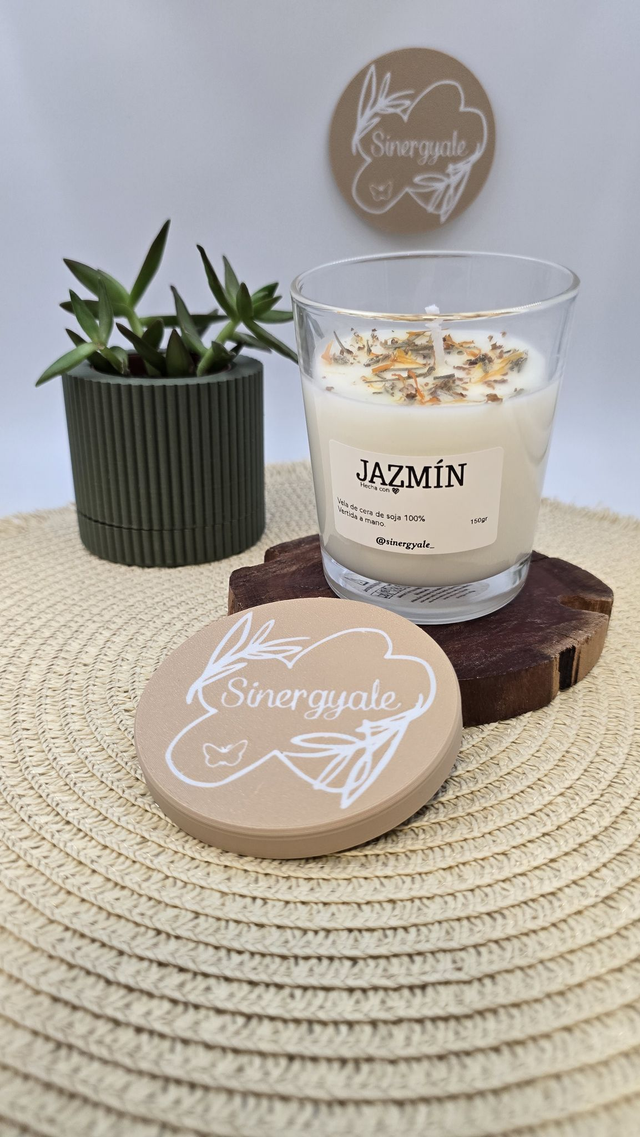 Vela en cristal - Jazmín