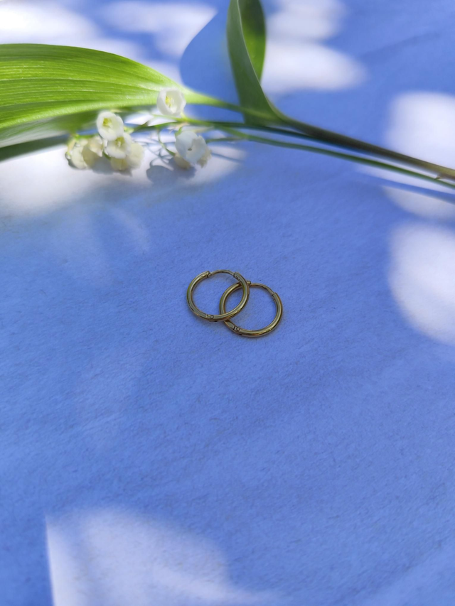 Mini créoles rondes taille S