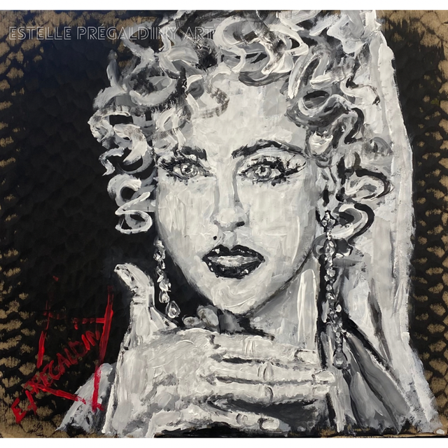 « Vogue », acrylique sur carton alvéolaire 
