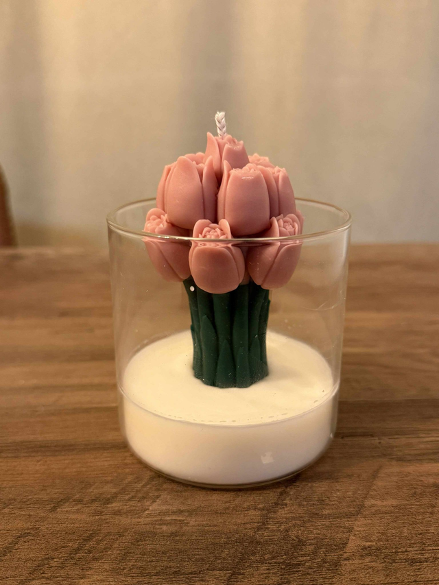 Tulip Bucket Candle Jar