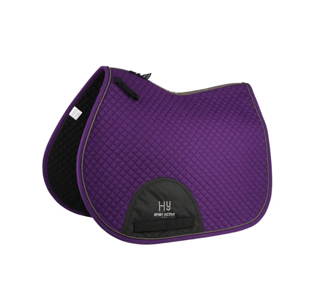 Hy Sport Active GP Saddle Pad - Royal Violet 