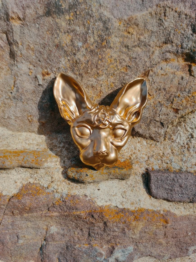 Magnet Sphynx doré 