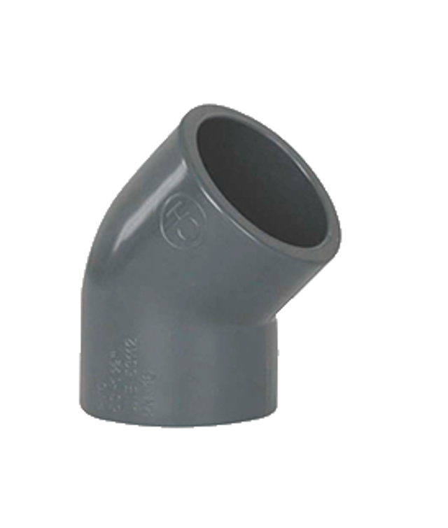 Coude 45° à coller 50mm