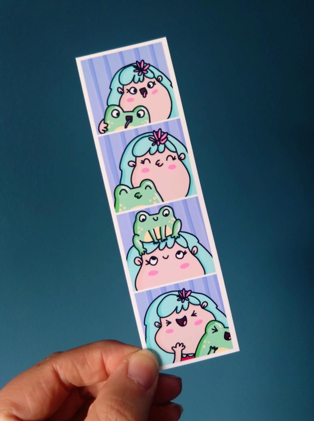 Photo booth strip bookmark
