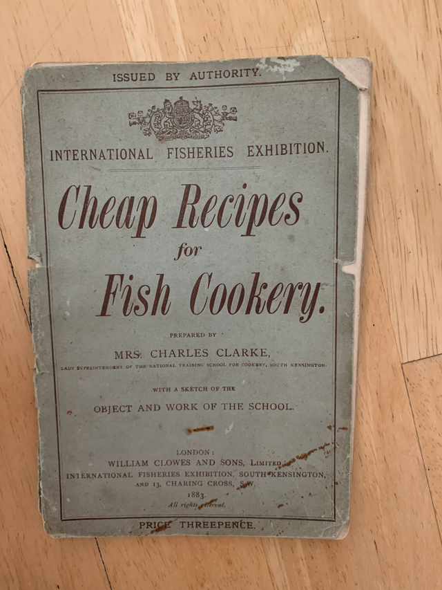 Cheap Recipes for Fish Cookery 1883
