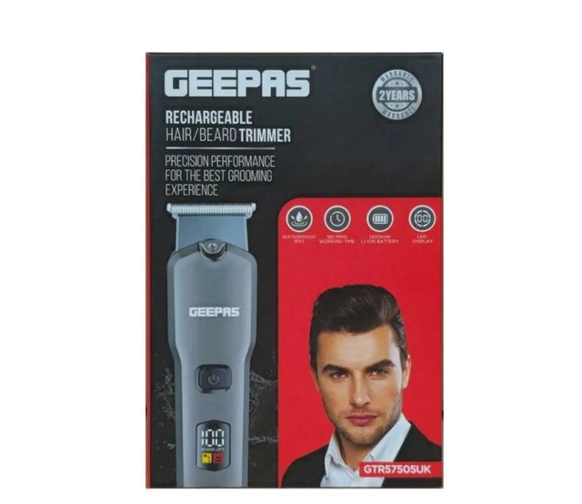 Geepas: Rechargeable Trimmer Waterproof GTR57505UK