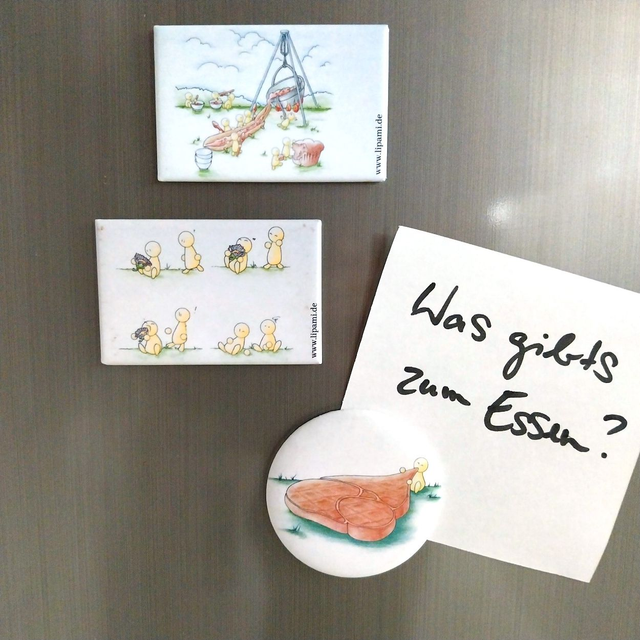 Magnetbuttons Lipami® - diverse Motive aus Buch eins