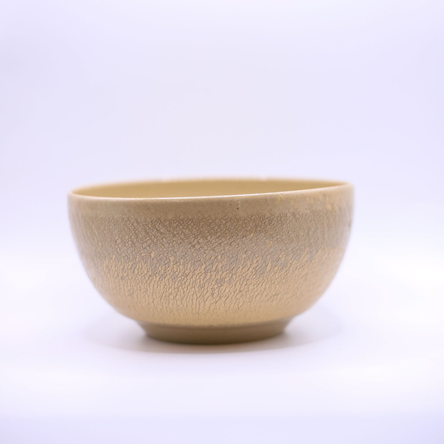 Bol à ramen, blanc et craqué