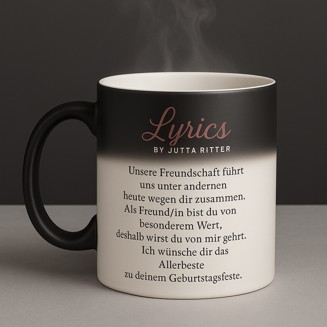 Tasse „Freundschaft & Geburtstagsgruß“