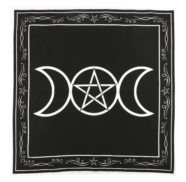 Triple moon alter cloth