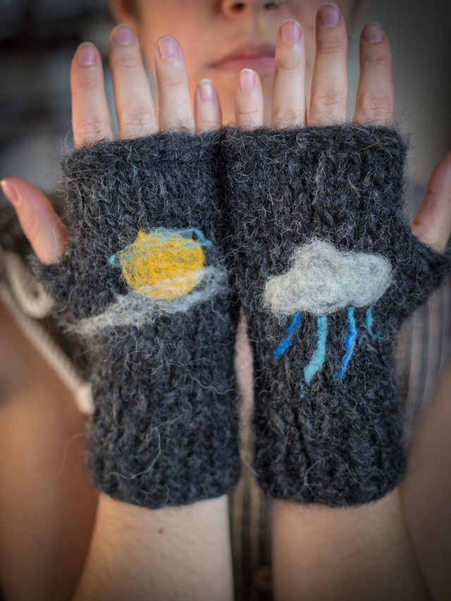 Mitaines Tatouées - La pluie et le beau temps