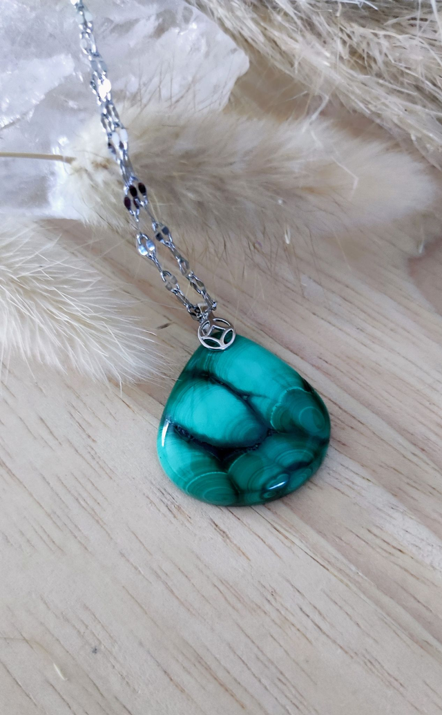 Pendentif Malachite