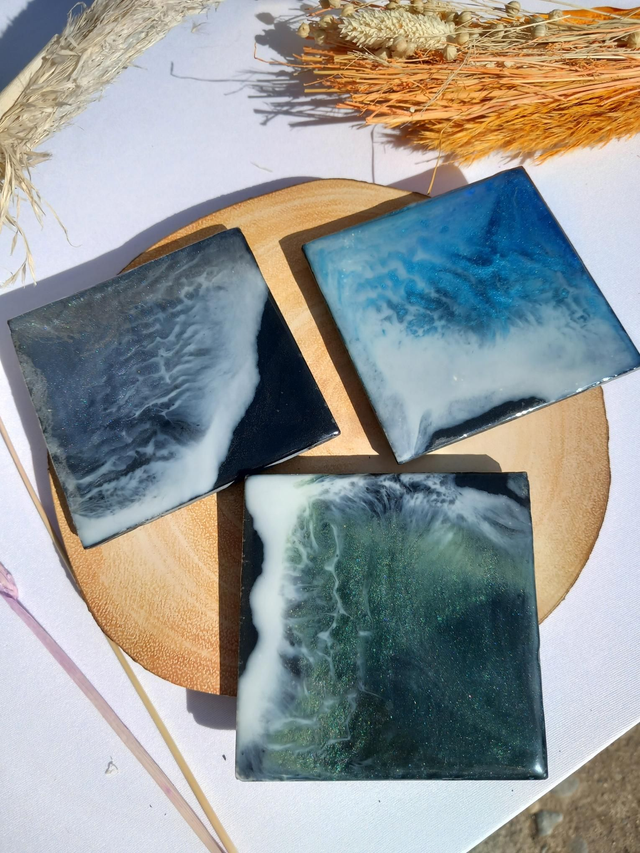 Dessous de verre waves