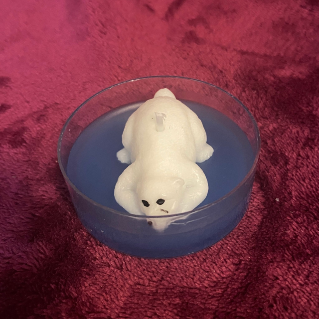 Claudia's Teelicht "Eisbär" Maxi, 55ml