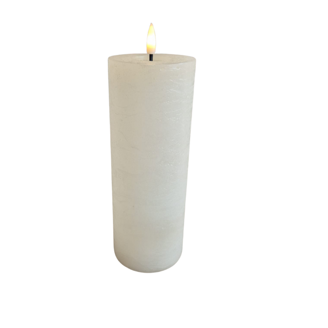Led kaars wit 7,5x20