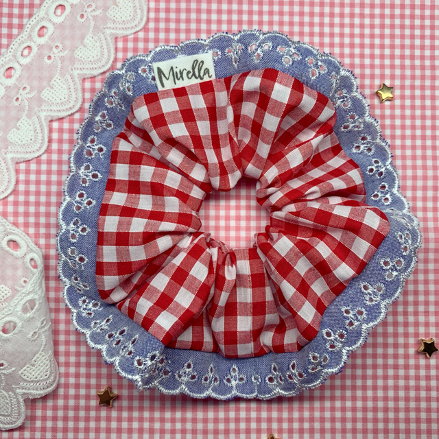 Cowboy Trim Scrunchie 