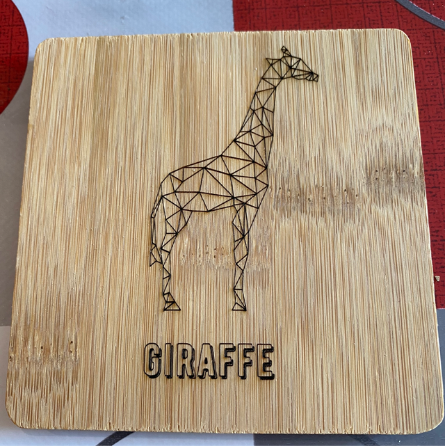 Sous Bock Carré Bambou