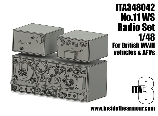 ITA3 - ITA348042 1/48 British WW2 Number 11 Radio Set