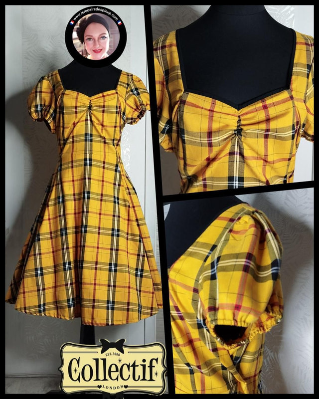 Robe Collectif Mimi Clueless Check Doll T46 