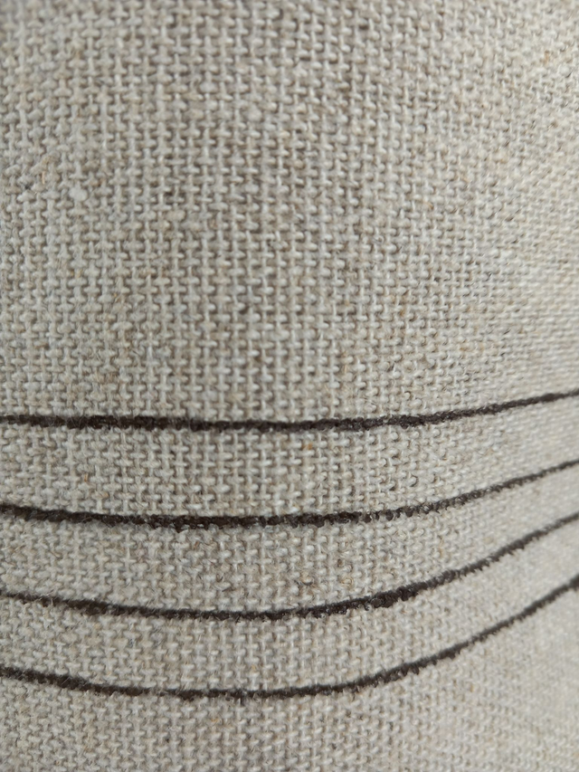 Abat-jour suspension en chanvre peint à la main diamètre 25 cm