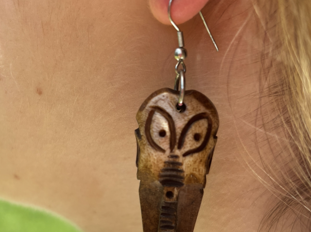 Aros tribales marfil