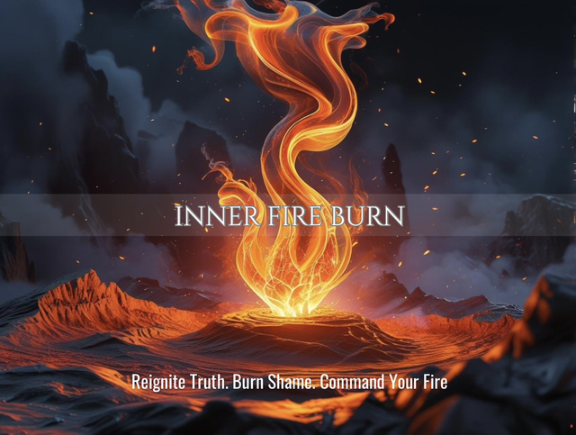 The Inner Fire Burn Reignite Truth. Burn Shame. Command Your Fire. Same Day Delivery