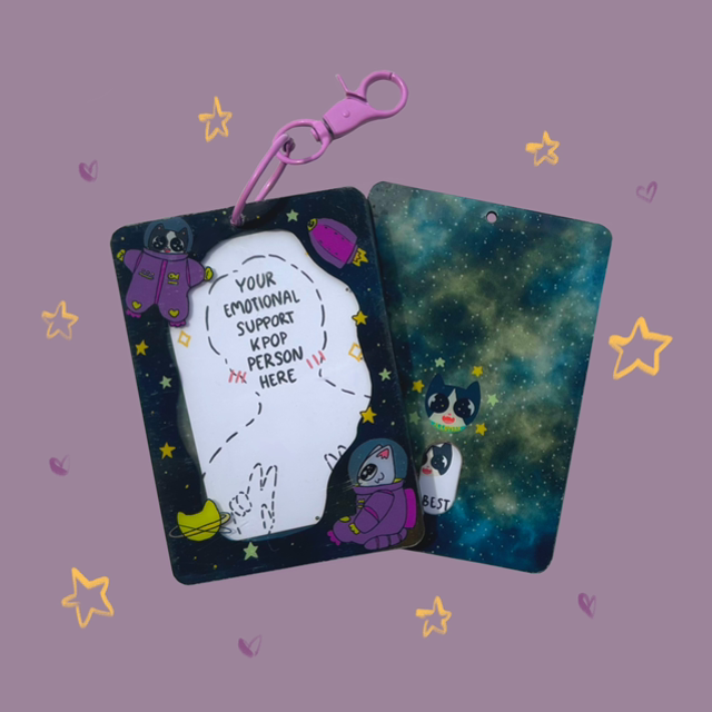 Photocard Holder | Space Cat
