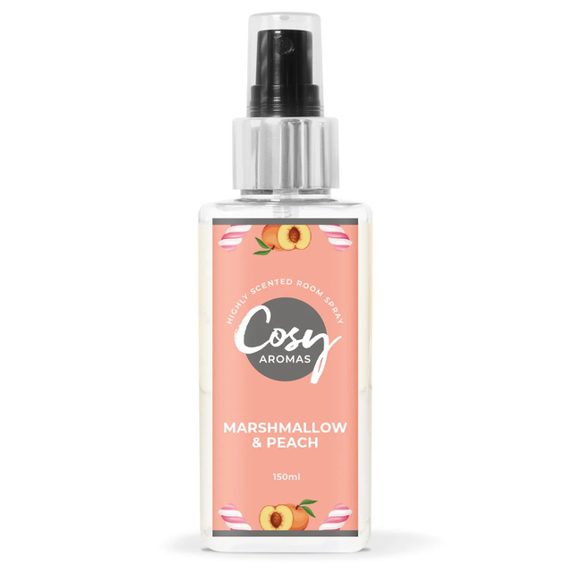 Marshmallow &amp; Peach Room Spray - Cosy Aromas