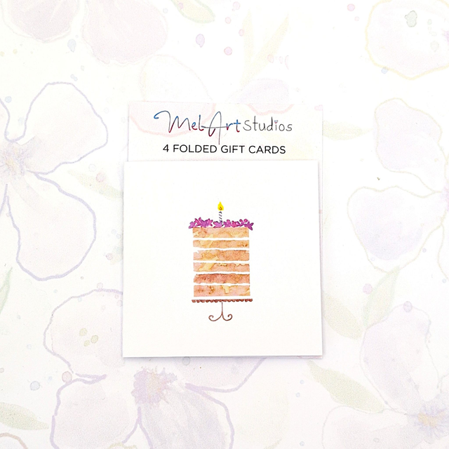 Folded Gift Cards - Pack of 4