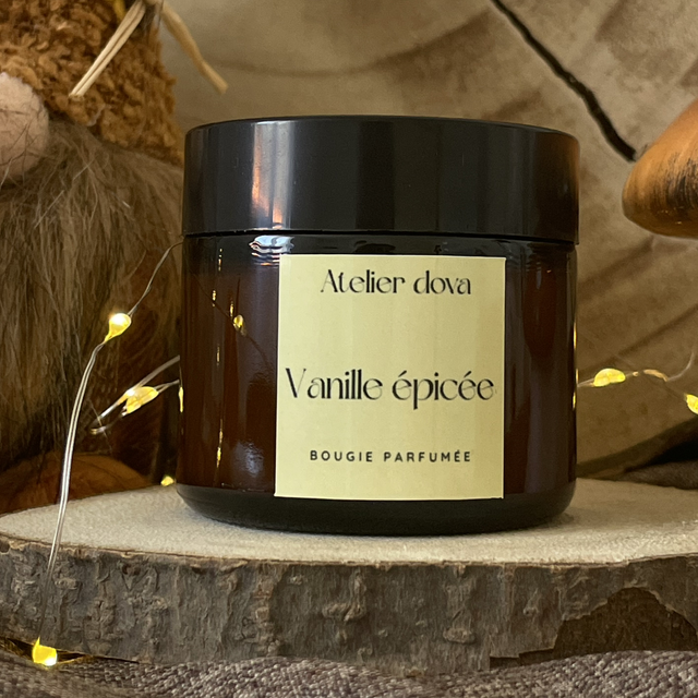 Bougie parfumée vanille épicée