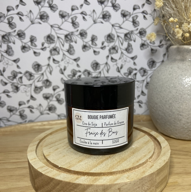 Bougie Fraise des bois 50gr