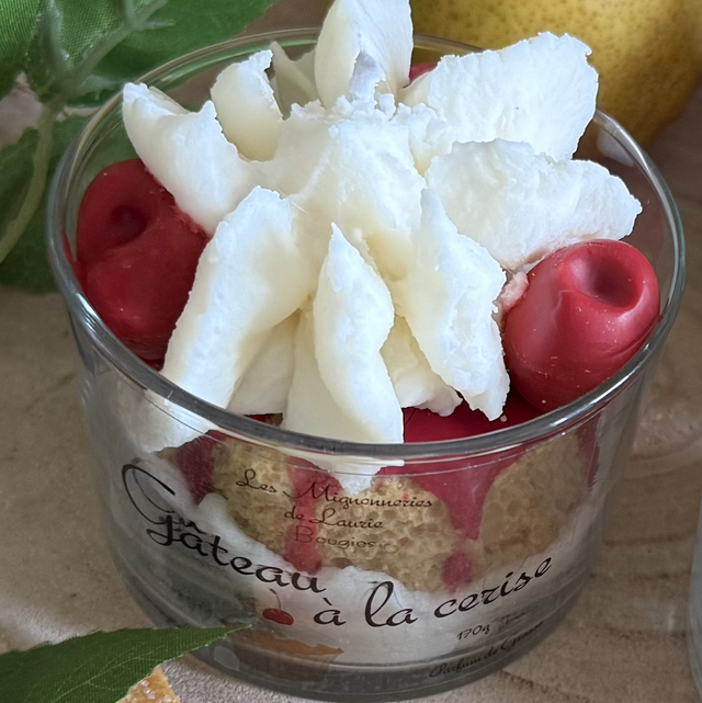 Bougie Gâteau à la cerise 