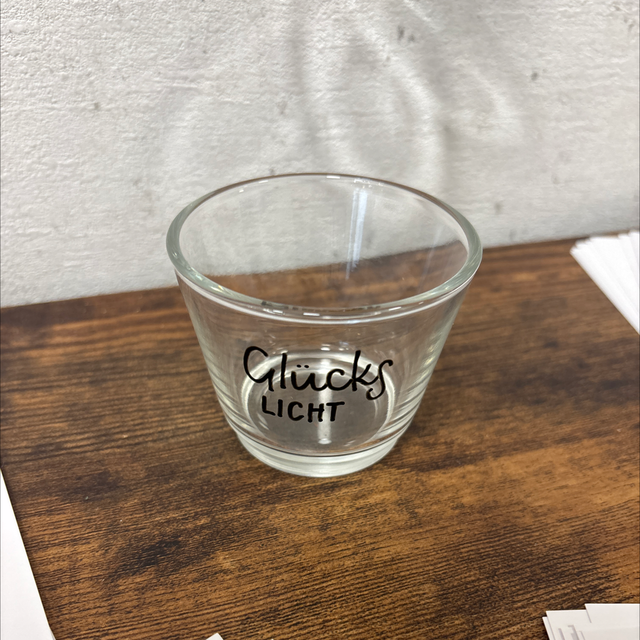 Teelichglas verschiedene